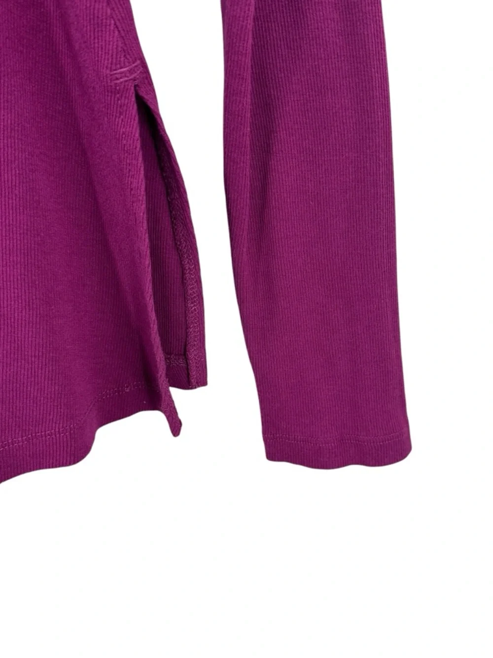New FREE PEOPLE Daniella Illusion Blouse Cold Shoulder Mesh Wine Purple